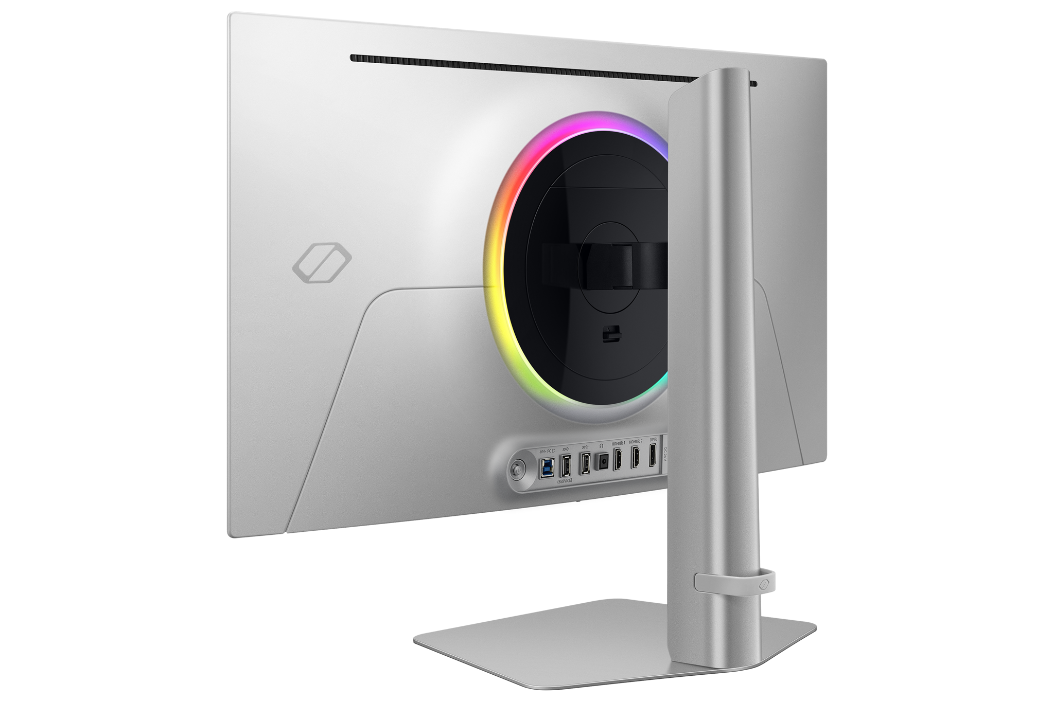 Samsung G60SD, 68.6 cm (27"), 2560 x 1440 pixels, Quad HD, OLED, 0.03 ms, Silver