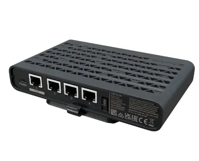 Wireless Router MIKROTIK A42G-HBEP Wi-Fi 7 (802.11be) Ethernet LAN Yes 4xLAN ports USB port Yes A42G-HBEP