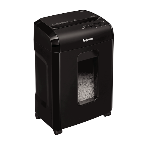"Fellowes Powershred 10M", smulkinimas mikroautomačiu, 2 x 12 mm, 19 l, 4 ratukai, 10 min, P-5