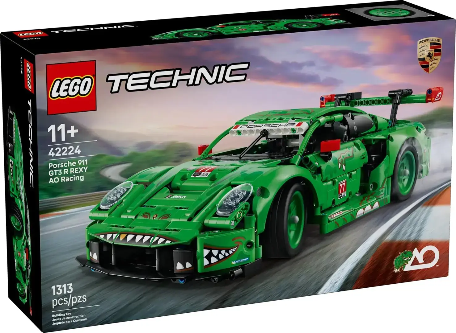 LEGO TECHNIC 42224 Porsche 911 GT3 R REXY AO Racing Car