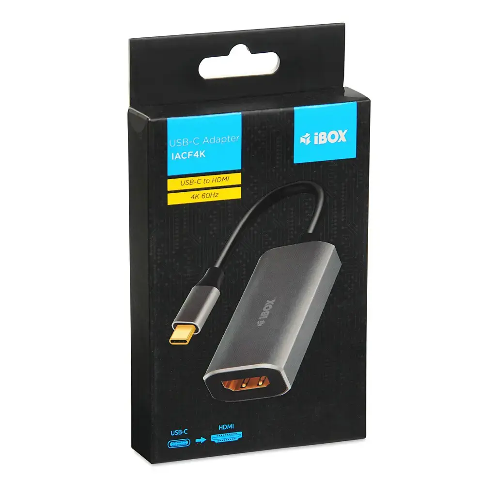 "iBox IACF4K" USB-C ir HDMI kabelio adapteris