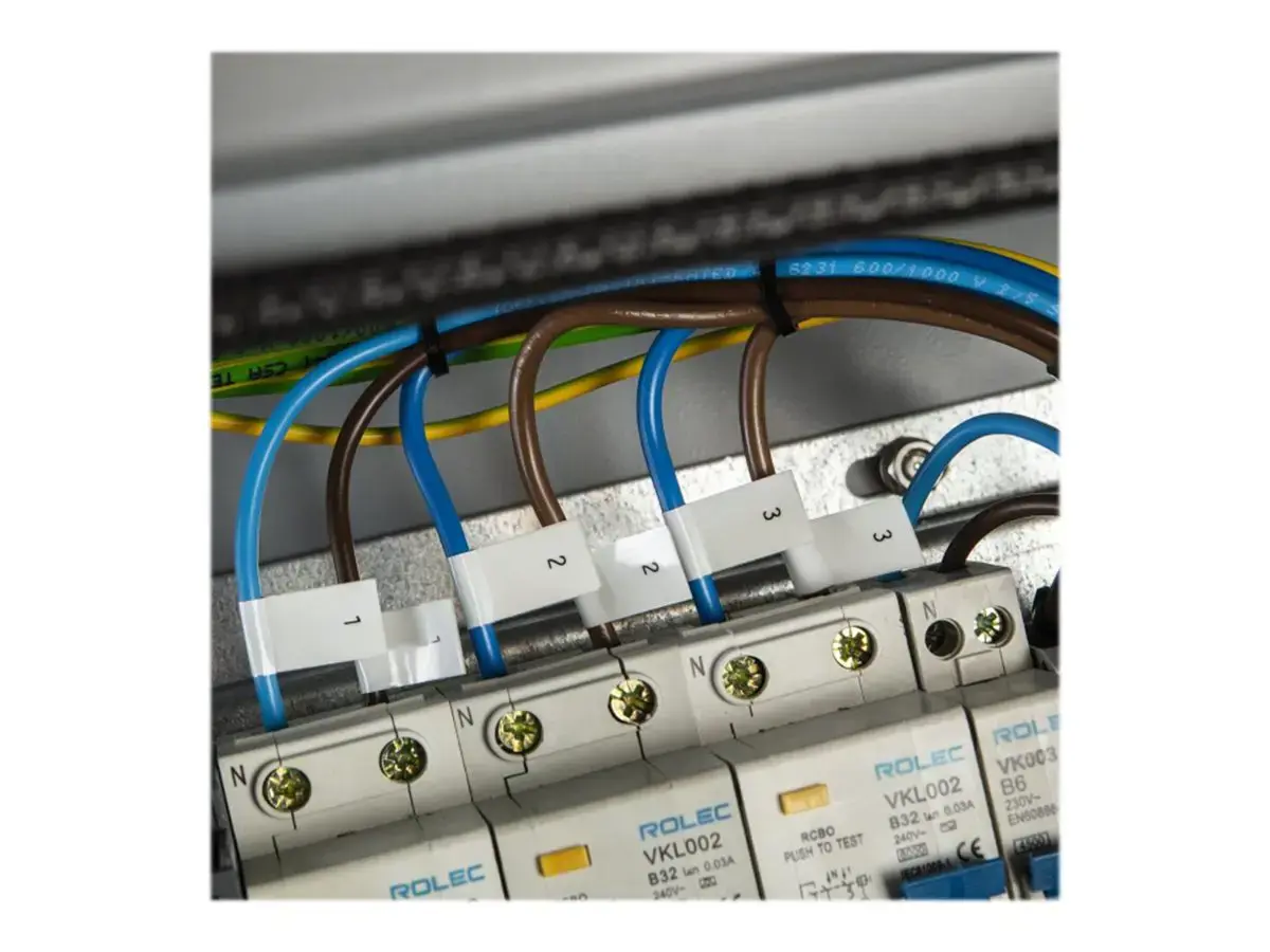 Brother laminuota juosta, juoda ant balto, TZe, juoda, terminis pernešimas, Brother, PT-2100VP, PT-2730, PT-7600, PT-2430PC, PT-2700, PT-9600, PT-9700PC, PT-9800PCN