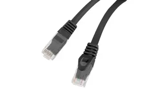LANBERG Patchcord cat.6 UTP LSZH CU 10m juodas Fluke passed