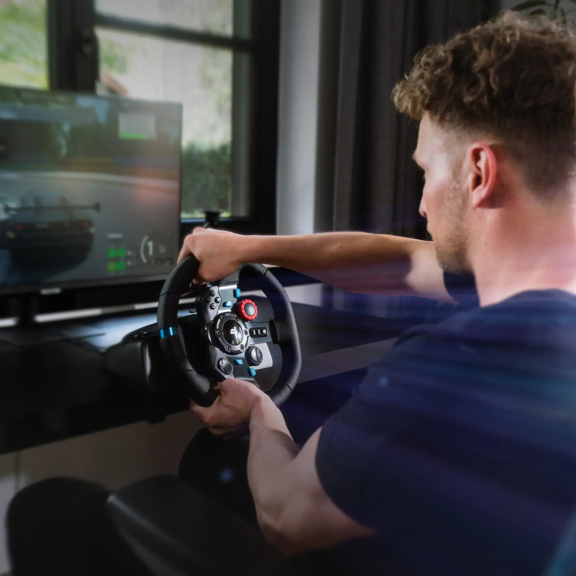 LOGITECH G29 Driving Force Racing Wheel - skirtas "PlayStation 4", "PlayStation 3" ir kompiuteriui - USB -