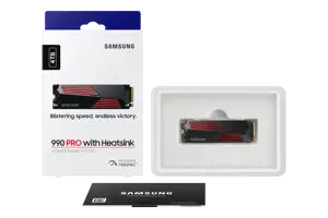 SSD diskas Samsung 990 PRO with Heatsink 4 TB, M.2, PCI Express 4.0