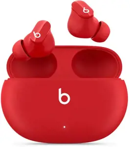 "Beats Studio Buds" - tikro belaidžio ryšio triukšmą slopinančios ausinės - "Beats" raudonos spalvo…