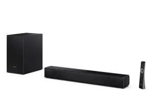 Sharp HT-SBW121 Compact 2.1 Soundbar with Wireless Subwoofer | Sharp