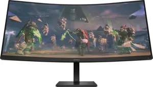 HP OMEN 34c WQHD Curved Gaming Monitor - 34" 3440 x 1440 WQHD 400-nit 165Hz AG, VA, 2x HDMI/Display…