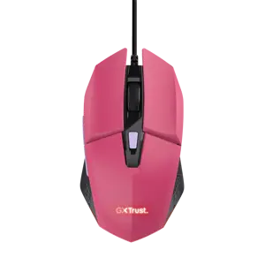 "Trust GXT 109P FELOX", dvipusis, USB Type-A, 6400 DPI, rožinis