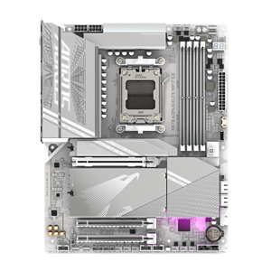 GIGABYTE X870 AORUS ELITE WIFI7 ICE Motherboard - Supports AMD Ryzen 9000 CPUs, 16+2+2 Phases Digit…