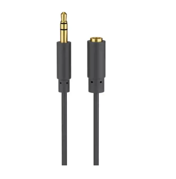 "Goobay" ausinių ir garso AUX ilgintuvas; 3,5 mm; 3 kontaktų; plonas 97122