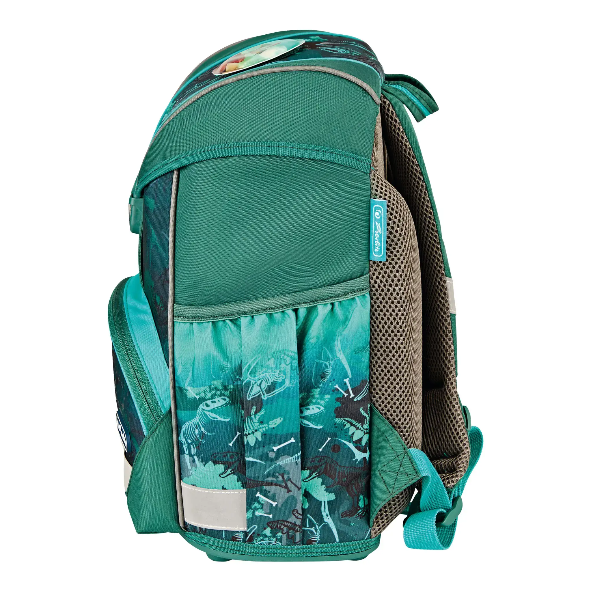 Forminė kuprinė Herlitz UltraLight Green Rex, 36 x 28 x 21 cm