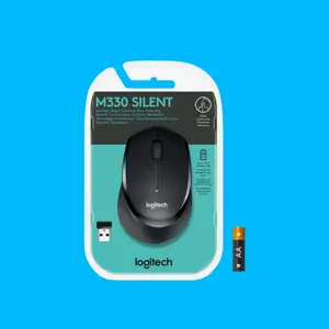 LOGITECH M330 Silent Plus Black - 2,4 GHz - EMEA