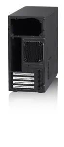 Fractal Design Core 1000 USB 3.0, Midi Tower, kompiuteris, juodas, DTX, micro ATX, Mini-ITX, 14,8 cm, 35 cm