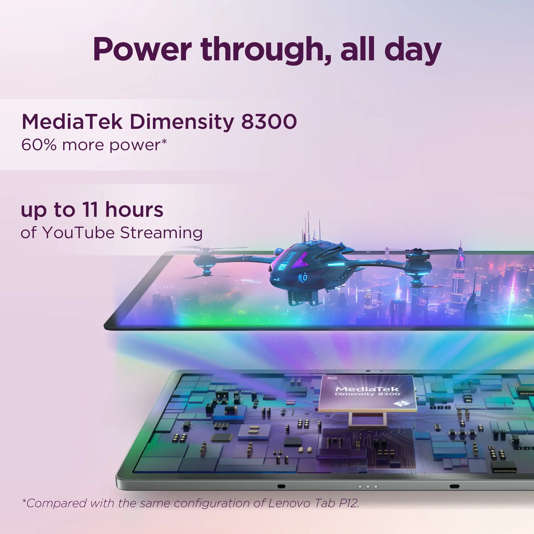 Lenovo Idea Tab Pro Wi-Fi (w/o power adapter) | ZAE40020SE | 12.7 " | Luna Grey | LTPS | 2944 x 1840 pixels | MediaTek | Dimensity 8300 | 8 GB | Soldered LPDDR5x | 256 GB | Wi-Fi | Front camera | 8 MP | Rear camera | 13 MP | Bluetooth | 5.3 | Android | 14 (OS upgrades until Android 16 and 4 years security patches) | Warranty 24 month(s) | Lenovo Tab Pen Plus, USB-A to USB-C cable, Manual