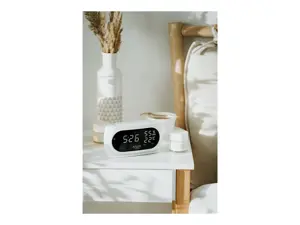 Adler AD 1186W alarm clock Digital alarm clock Black, White