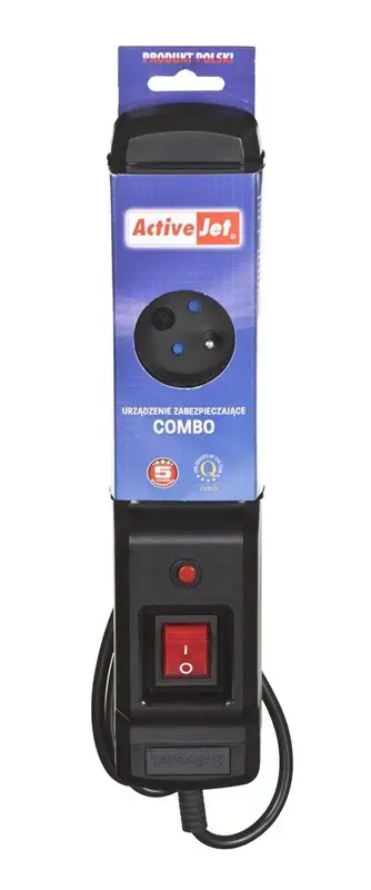 Activejet COMBO-IEC-3G/1,5M maitinimo juostelė su laidu