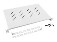 LANBERG AK-1004-S Lanberg fiksuota lentyna 19,1U, 483X300 mm, maksimali apkrova iki 25 kg, pilka