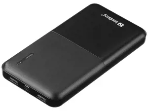 "Sandberg Saver Powerbank 10000", 10000 mAh, ličio polimeras (LiPo), juodas