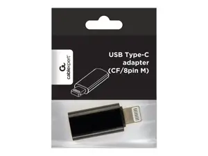 GEMBIRD A-USB-CF8PM-01 Gembird USB Type-C adapteris (CF/8 pin M), juodas