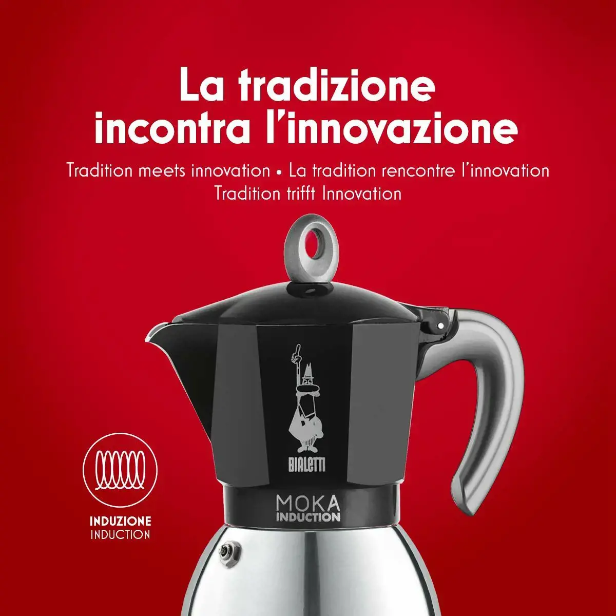 "Bialetti Moka" indukcinis Moka puodas 6tz