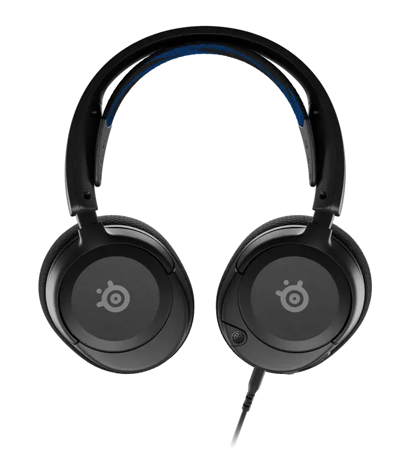 "SteelSeries" žaidimų ausinės "Arctis Nova 1P Over-Ear", įmontuotas mikrofonas, juodos spalvos, triukšmo slopinimas