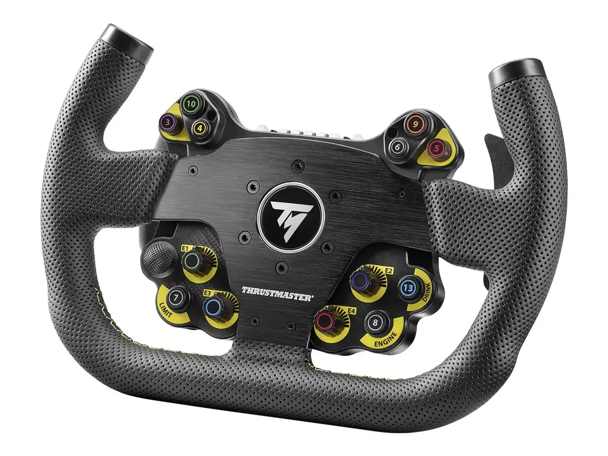 Thrustmaster EVO Racing 31U Leather | Wheel Rim with Hub for Simracing | Black