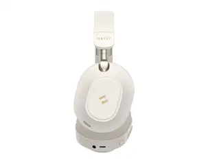 Havit H668BT - BT cordless headphones, beige