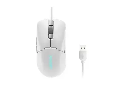 Lenovo MICE_BO "Legion M300s" pelė-balta, optinė, A tipo USB, 8000 DPI, balta
