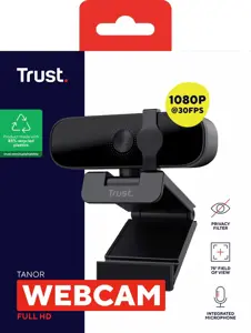 Trust Tanor - 1080p Full HD webcam (black)
