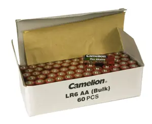 Camelion AA/LR6, Plus Alkaline, 60 vnt.