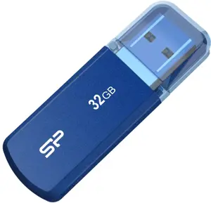 Silicon Power Helios 202, 32 GB, USB Type-A, 3.2 Gen 1 (3.1 Gen 1), Cap, 10 g, Blue