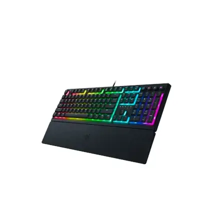 "Razer Ornata V3" žaidimų klaviatūra, RGB LED apšvietimas, JAV, juoda, laidinė, mecha-membrana