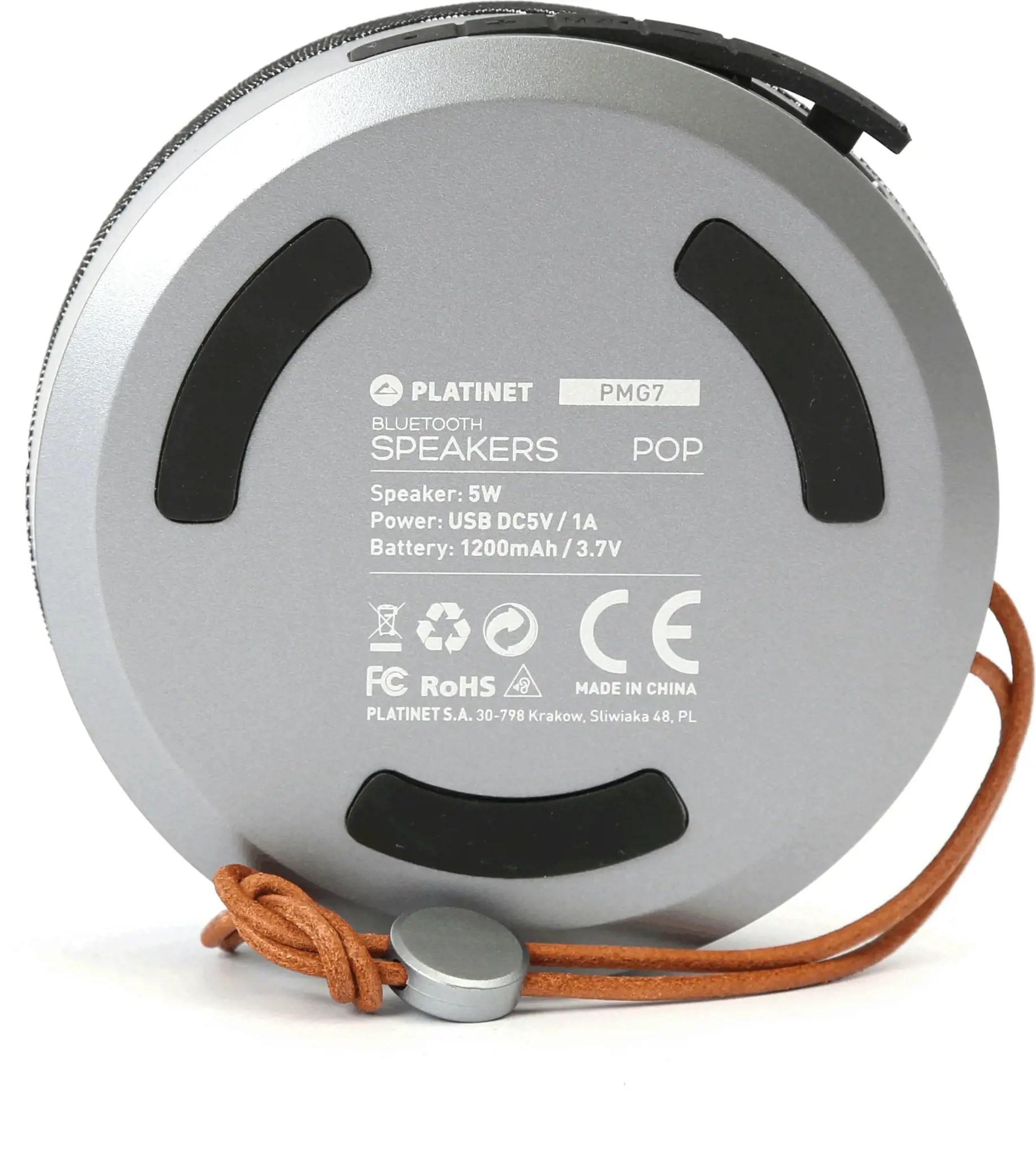 Platinet PMG7SG, 5 W, 150-20000 Hz, 85 dB, belaidis, A2DP, 10 m