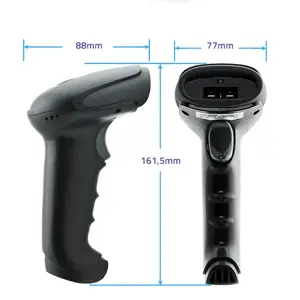 QOLTEC 50866 Brūkšninių kodų skaitytuvas 1D CCD USB juodas