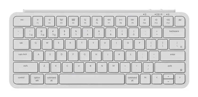 Keychron B1 Pro Ultraslim - US Layout - Low Profile Scissor Ivory White Wireless Keyboard