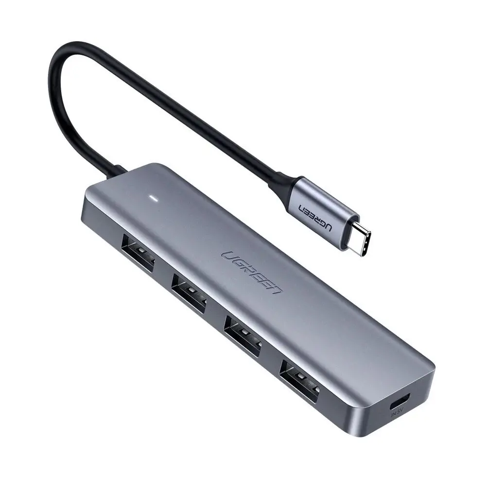 Ugreen 50985, USB 3.2 Gen 1 (3.1 Gen 1) Type-A, USB 3.2 Gen 1 (3.1 Gen 1) Type-A, 5000 Mbps, sidabrinis, USB, 104 mm