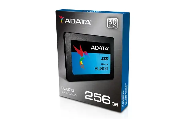 SSD diskas ADATA Ultimate SU800 256 GB, 2.5", SATA 6Gb/s