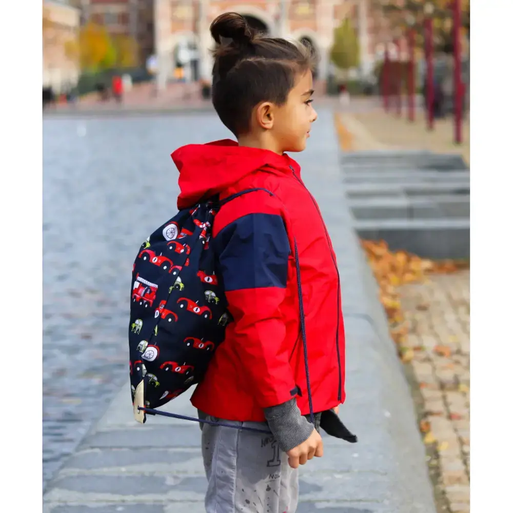 Pick & Pack vaikiškas sportinis maišelis - mašinos