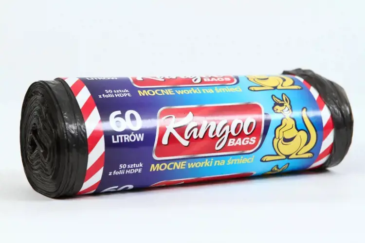 Šiukšlių maišai, 60l/50vnt., 6 mikronai