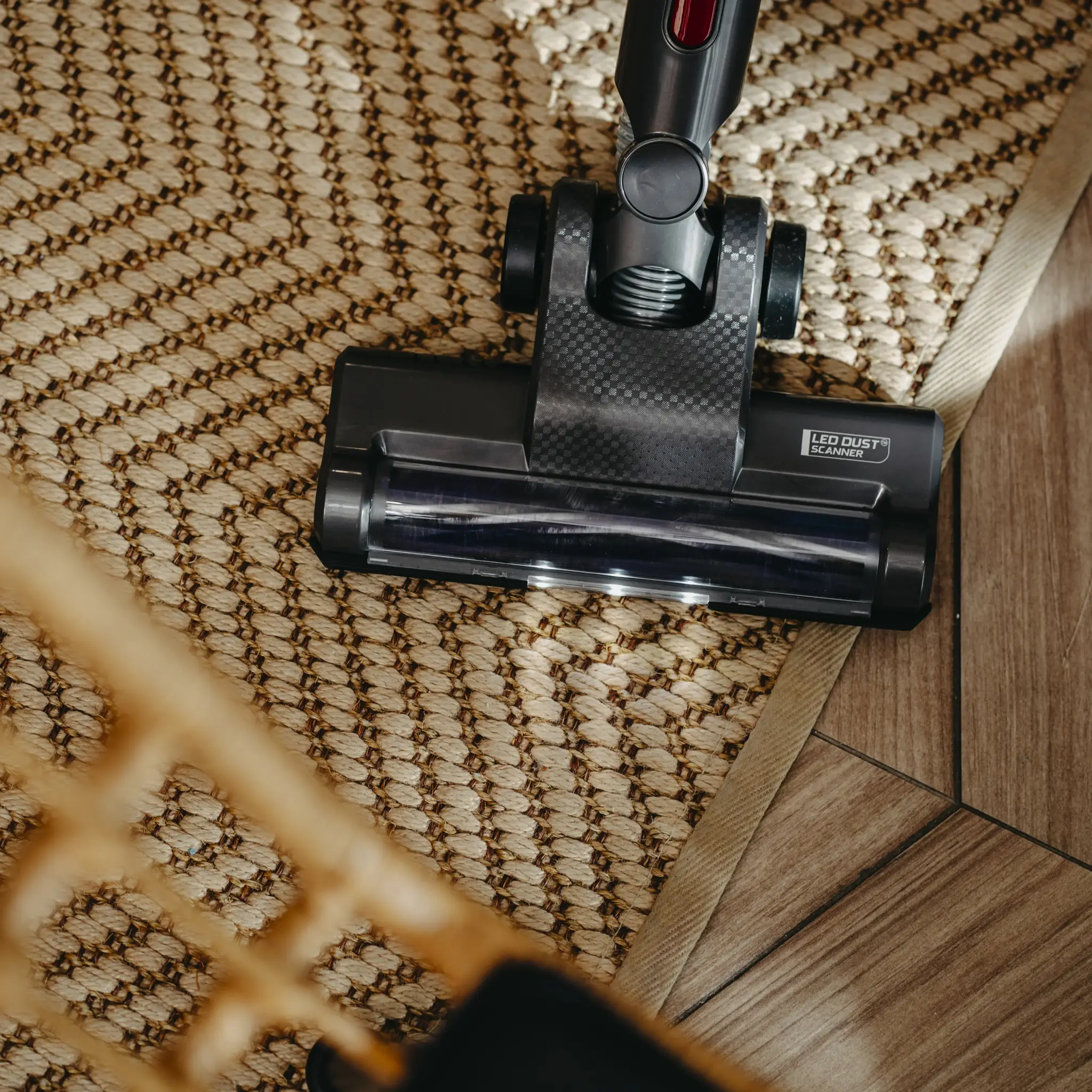 Cordless upright vacuum cleaner Adler AD 7061 allergy-friendly Black, Blue