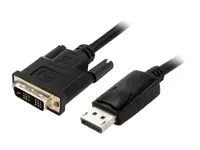 UNITEK Y-5118BA "Unitek" kabelis DisplayPort-DVI 1,8 m, Y-5118BA