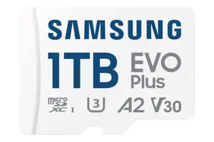 Samsung MB-MC1T0S, 1 TB, MicroSD, UHS-I, 160 MB/s, 160 MB/s, Class 3 (U3)