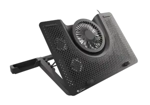NATEC NHG-1411 "Genesis" nešiojamųjų kompiuterių aušinimo padas OXID 15,6-17,3, 5 ventiliatoriai, LED lemputė, USB