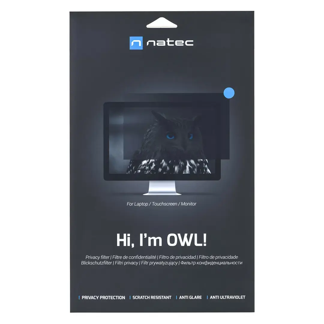 NATEC PRIVACY FILTER OWL 17.3" 16:9