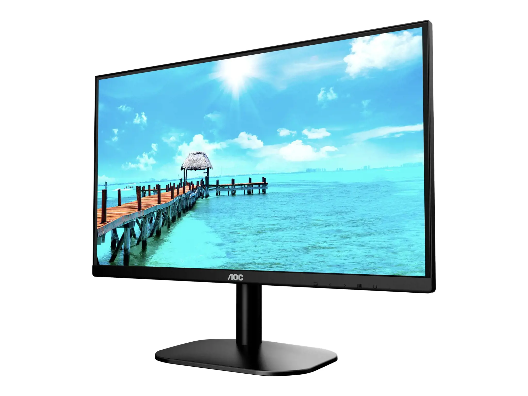 Monitorius AOC B2 24B2XH/EU, 60.5 cm (23.8"), 1920 x 1080 pixels, Full HD, LED, 4 ms, Black