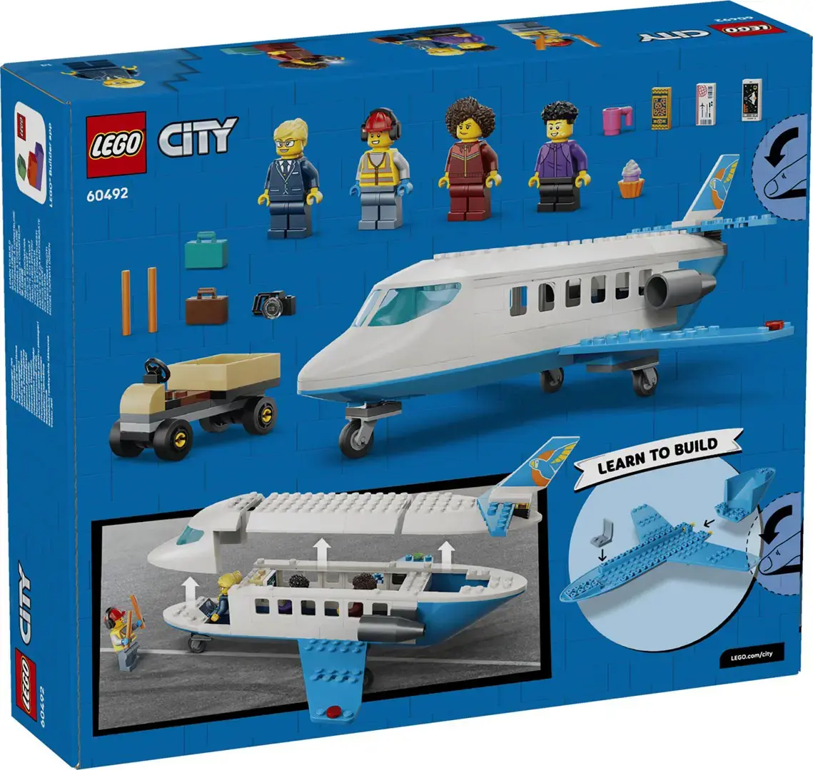 LEGO CITY 60492 Passenger Jet