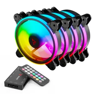 Dzesētājs Savio Kit Of 4 x 120mm PC ARGB Fans