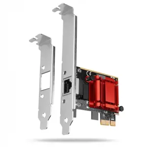 "Gigabit Ethernet PCI-Express" tinklo plokštė su "Intel I210AT" mikroschemų rinkiniu ir PXE palaiky…