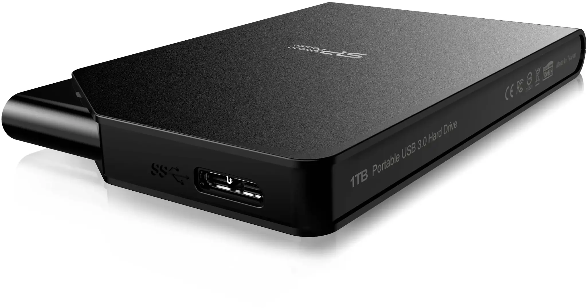 "Silicon Power Stream S03", 1000 GB, 2,5", 3.2 Gen 1 (3.1 Gen 1), juoda